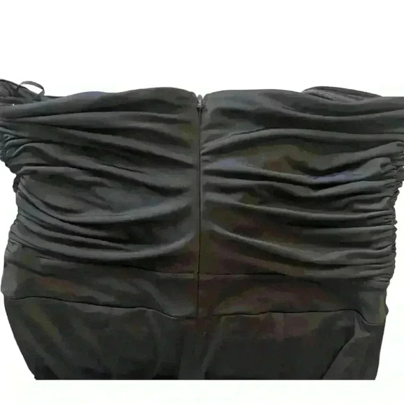 Express NWT Strapless Wide Leg Jumpsuit Black Size Small - Picture 12 of 14